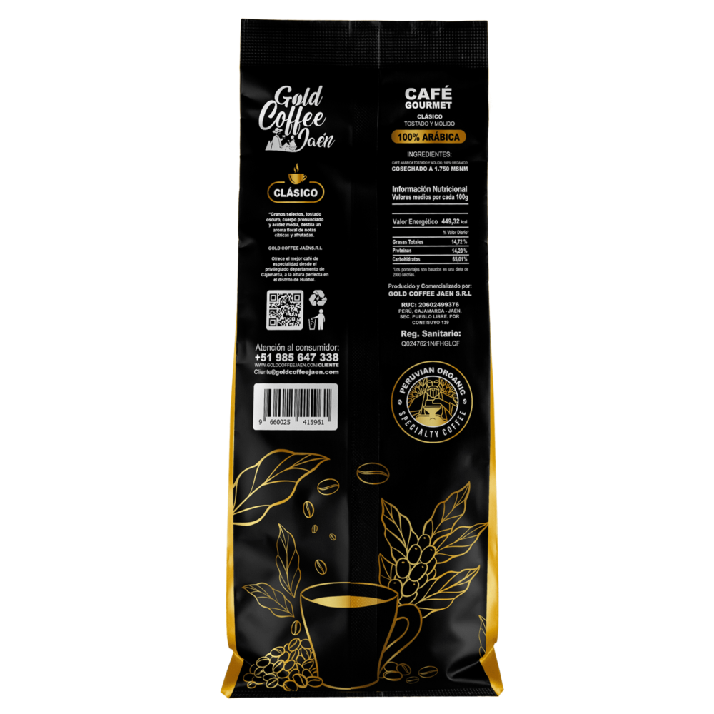 Cafe Clasico 250g – GOLD COFFEE - Imagen 2